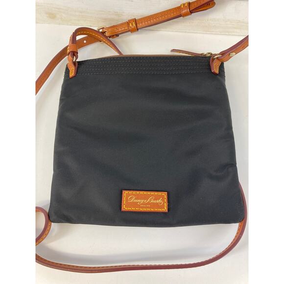 DOONEY & BOURKE SMALL BLACK, BROWN NYLON CROSSBODY BAG - Picture 3 of 5